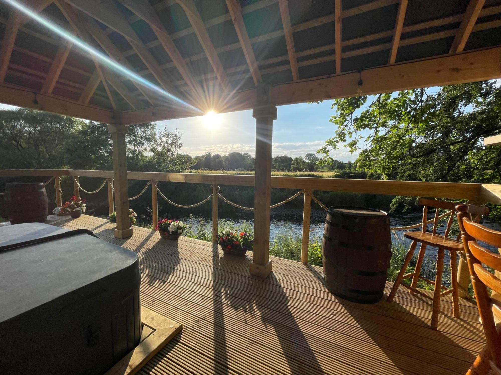 Luxury Accommodation In County Antrim With Riverside Hot Tub Kells Exterior photo