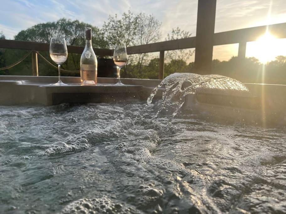 Luxury Accommodation In County Antrim With Riverside Hot Tub Kells Exterior photo